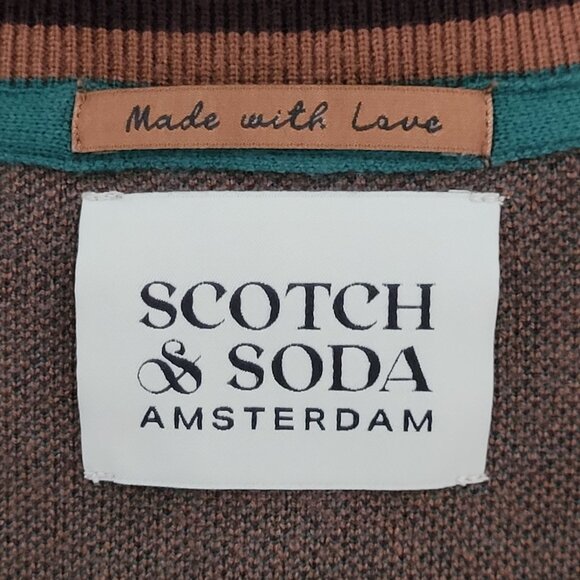 Scotch & Soda Amsterdam Floral Print Cardigan Womens Size XS Brown - Picture 5 of 9